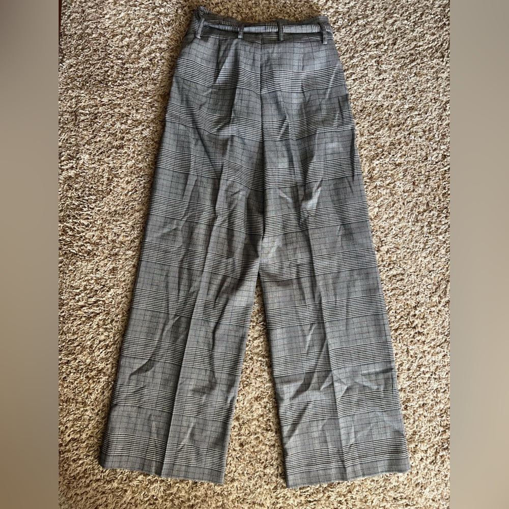 Laundry by Shelli Segal Glen Plaid Wide Leg Pants - NWT - Sz 6 - Picture 7 of 10